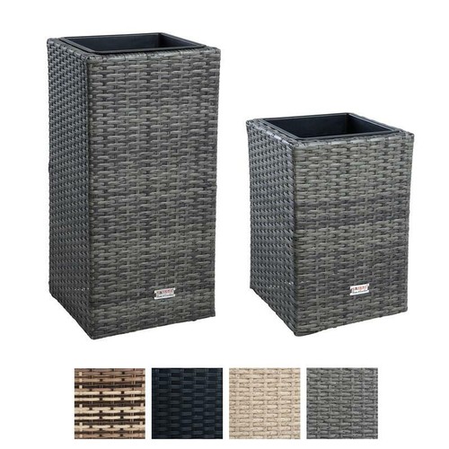 Polyrattan blumentopf - polyrattan,