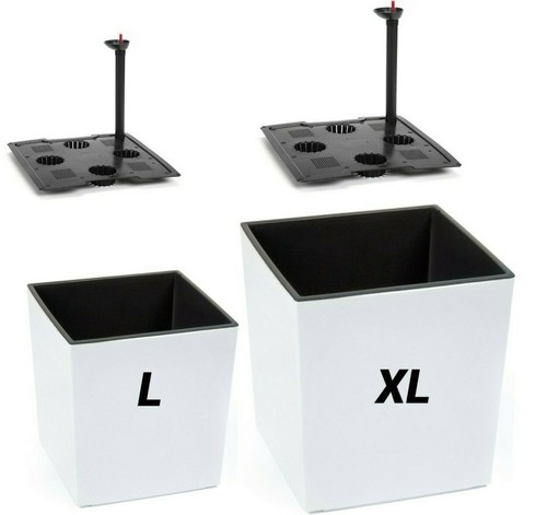 Pflanzkübel set eckig - l+xl,